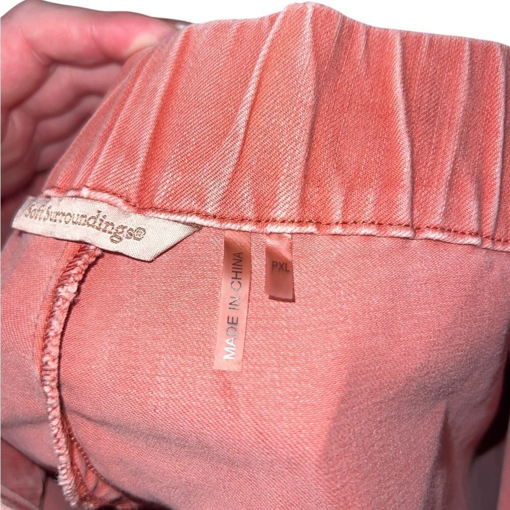 Soft Surroundings PXL Petite Coral Pull On Stretch Pants - Picture 9 of 10
